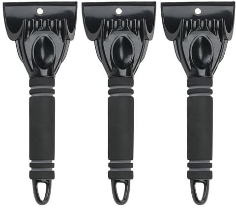 3pcs Windscreen scraper, ice scraper for car windscreen, car scraper windscreen scraper, Car Ice Scraper Non Scratch, Easy to Remove Ice,Snow and Frost, Comfortable Grip, for Car Windscreen No Scratch
