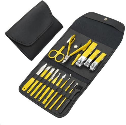 Kit de pedicura de manicura, Set de manicura profesional, set pedicura acero inoxidable, alicates y cuchillo, herramientas for el cuidado las uñas