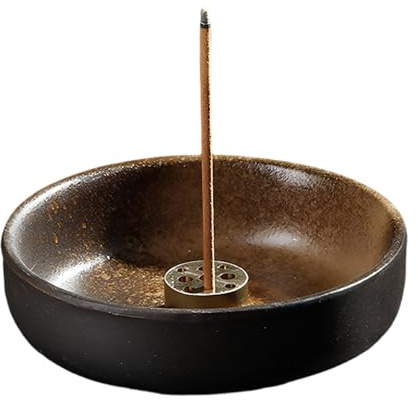 Incense Stick Holders Ceramic with Nine-Hole Incense Holder High-Temperature Firing Results in Rich Glaze Colors and Delicate Texture for Home Bedroom Yoga Room Tea House