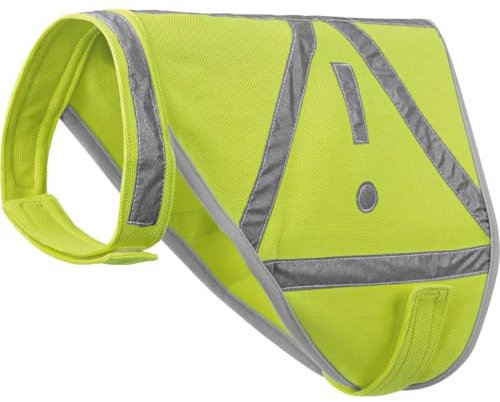 HUNTER Warnweste für Hunde, vielseitig einstzbar, höhere Sichtbarkeit, stufenlos verstellbar, wasser- und schmutzabweisend, waschbar, Größe: S