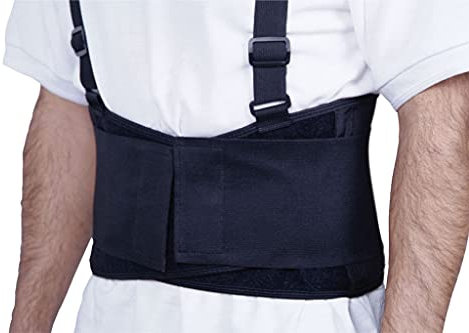 Cofan Faja Lumbar de Trabajo I Incluye 2 tirantes cruzados I Talla L