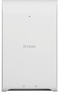 D-Link DAP-2620 Wireless AC1200 Wave 2 In-Wall PoE Access Point (bis zu 1200 Mbit/s, Wave 2, MU-MIMO), weiß