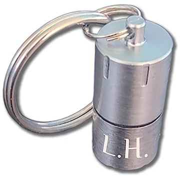 Encendedor Llavero Recargable Gris Claro Grabado Personalizado