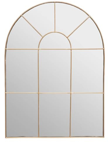 Atmosphera Monica Spiegel, goldfarben, Metall, 54 x 74 cm