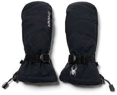Spyder Jungen Jugend Finn Ski-Fäustlinge, Schwarz, Small