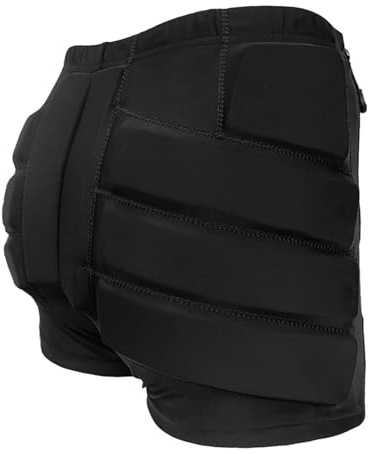 HUIOP Almohadillas de patinaje para niños, accesorios de patinaje sobre hielo, protección 3D para glúteos y coxis, almohadillas protectoras de caderas para niños, almohadillas de patinaje para niños