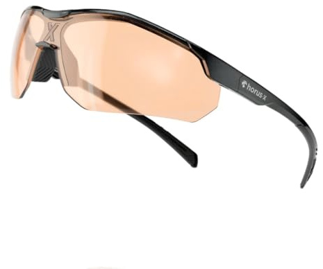 Horus X • Blaulichtfilter Brille Herren Damen | Blue Light Glasses Gegen Ermüdung & Augenbelastung | Gaming Brille V3 Proxima Black