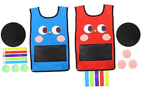 ifundom 2 Sätze Klebriger Jersey Outdoor-spielsets Kidcraft-spielset Outdoor-spielkostüm Wildweste Für Outdoor Klebriges Ballkostüm Klebrige Ballweste Draussen Kind Trainingsgeräte Stoff