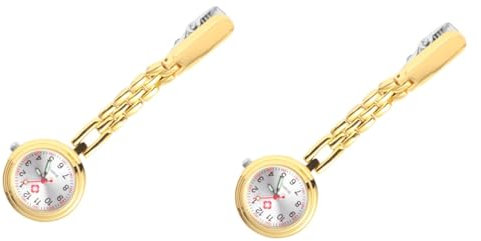 WRITWAA 2stücke Ärzte Uhr Mit Clipverschluss Stilvolle Quarzschwesternuhr Für Alltag
