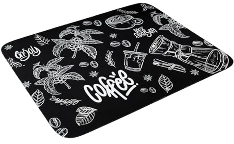 DBOO Heat Resistant Mat 60 x 50 cm Large Kitchen Countertop Protector Mats Non-Slip Mats for Air Fryer Site on, Coffee Maker, Stand Mixer