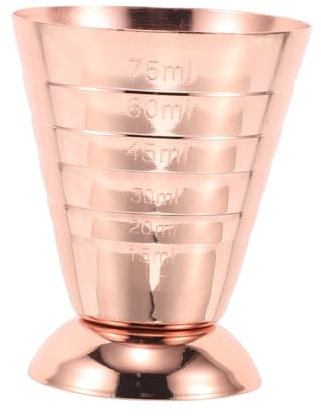 WEKADRIN Dosatore Cocktail Jigger Acciaio Inossidabile da Misurino Giapponese per Bar e Uso Domestico Strumento di Misura Precisa per Cocktail Design Elegante e Funzionale