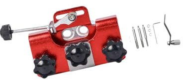 FewNvWa Chainsaw Sharpening Device, Chainsaw Sharpening Device, Hand Crank, Portable Chainsaw Sharpening Device, Chainsaw Sharpening Device, Red