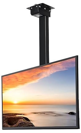 Support TV motorisé - Ascenseur TV électrique télescopique - Support TV motorisé avec télécommande, Convient aux écrans LED de 32 à 70 pouces, avec une charge de 60kg / 132 lb(Telescopic 100CM)