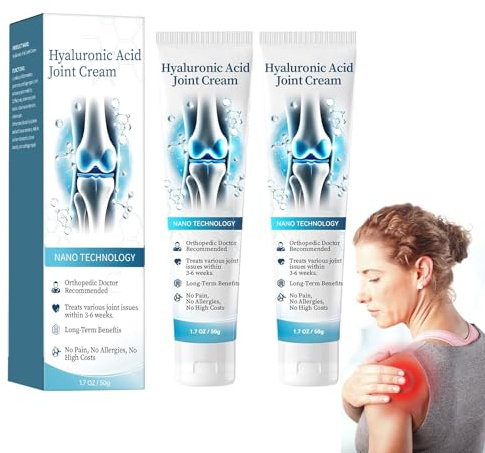 Crema per la riparazione delle articolazioni dell'acido ialuronico, Arthroheal, crema per la cura delle articolazioni e delle ossa, crema per la schiena, il collo, le mani, le ginocchia (2)