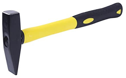 Uonlytech 300g Flachkopf-tpr-hammer Mit Kunststoffgriff Kunststoffbeschichteter Bankhammer Finish Stahl Schlosserhammer Klopfhammer