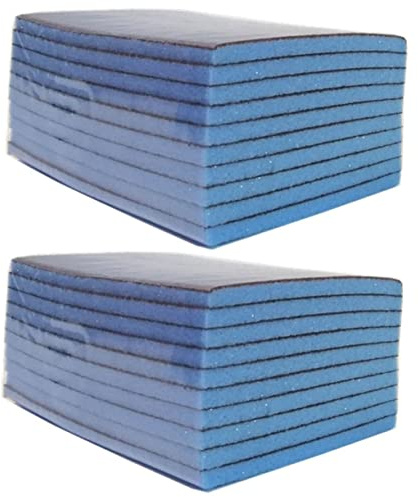 IWOWHERO 20piezas Unidades Esponja Esmeril Limpieza Mágica Resistente y Duradera para Cocina y Hogar Fácil De Usar Sin Rayar Superficies