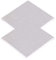 2 Pieces Ceramic Fiber Insulation Board Fireproof Insulating Board for Pizza Ovens Wood Stoves Forges Kilns Furnaces Dishwasher Length 300mm Width 300mm(Thickness 10mm)
