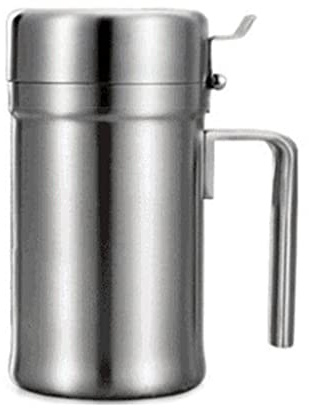 SELVFZ Olio Insalata di Stoccaggio Bottiglie di Olio Con Coperchio In Acciaio Inox Cucina Domestica Maniglia Facile Da Sciroppo Barattolo Keeper Olio Decanter Per Cucina