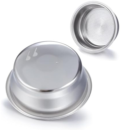 Pressurized Coffee Filter for Breville Sage,54mm Double Wall Filter Basket | Stainless Steel,Machine Replacement Portafilter,2 Cups Barista Infuser,Compatible with BES870/875/880/878/890/810/500