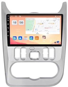Autoradio Android 13 per Renault Logan 1 Sandero 2009-2015, stereo 2 DIN touchscreen da 9, Bluetooth 5.0, WiFi 5G, navigazione, comandi al volante, radio FM DAB+ RDS
