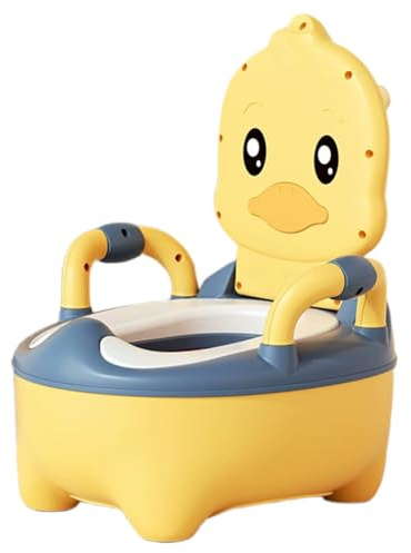 Hipzeepo Heim-WC-Sitz für Kleinkinder und Junge Kinder, Töpfchen-Toilette im Enten-Design für Kleine und Mädchen A