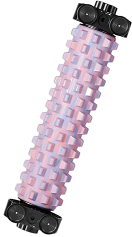 Rodillo de Espuma para Masaje Estiramiento Profundo de Espalda con | Rodillo Corporal de Espuma con Soporte Para Entrenamiento en Casa Gimnasio Estudio Pilates Fitness y