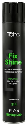 Tahe Styling Lab Laca spray capilar Fix Shine para una fijación fuerte y brillo con Xilitol y Tecnología Dual Plex, 400 ml (400 ml - Fijación fuerte)