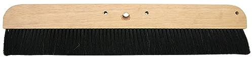 MARSHALLTOWN 18 Inch Wood Backed Concrete Broom, Horsehair Bristles, Made in The USA, 6596
