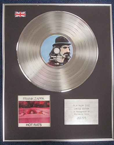 Century Presentations Frank Zappa‎- Edizione Limitata CD Platinum LP Disc - Hot Rats