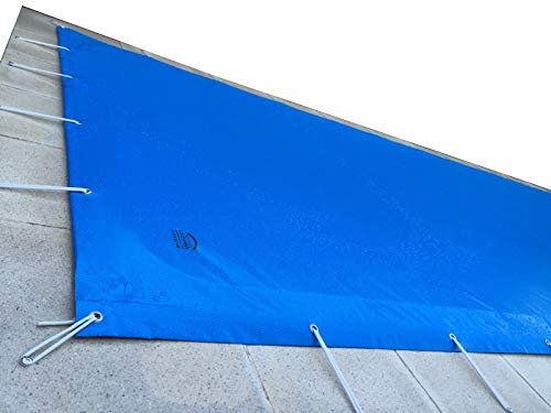 Vorgeschnittene Solarplane, 8 x 4 Meter - 400 Mikrometer