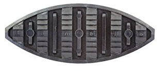 Lamelles de maintien K20 - pour rainure de 4 mm - boite de 250