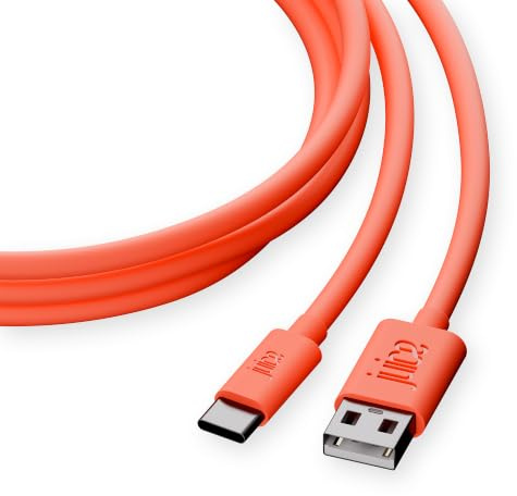 Juice USB Type C 3m Charger and Sync Cable for Samsung Galaxy S20, S10, S9, S8, S20 Plus, Huawei P30, P20, Sony, Apple Ipad 2020, Pro 2020, Air 2020 - Coral | iPhone 17 16 15, Samsung, Huawei, Sony, iPad Pro, Nintendo Switch, PS5, Xbox & all USB-C devices | 60W | 1 year warranty