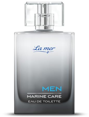 La mer MEN Marine Care Eau de Toilette, für sensible Männerhaut, 50 ml | Leichte Textur ohne fettiges Hautgefühl; Revitalisiert und stärkt die Haut; Markant, rau & männlich; Dermatologisch getestet