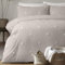 Appletree Signature Dot Garden 100% Cotton Tufted Duvet Cover Set, Linen/White, Double