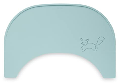 hauck Silikon Platzdeckchen für Alpha Click Tray Klick-Essbrett für Alpha+ & Beta+ Holzhochstuhl, Baby & Kinder Platzset, Abwaschbar, Schmutzabweisend, Rutschhemmend (Fox Mint)