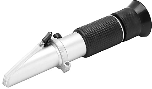 Tragbares Sirup-Refraktometer, 28 bis 62 % Brix zur Messung des Zuckergehalts, Aluminium-Legierung, ideal Bienenhaltung, Landwirtschaft