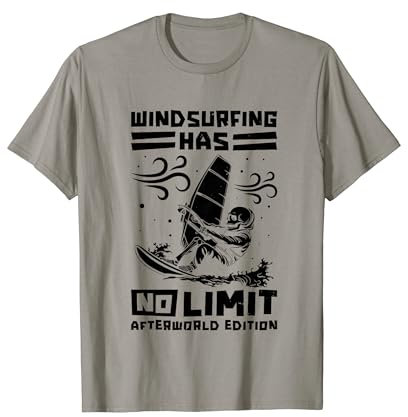 Windsurf Skelett Windsurfer - Surfbrett Windsurfen T-Shirt