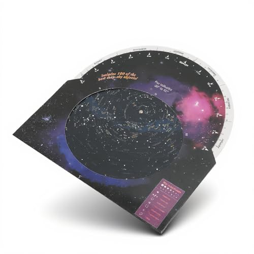 Guida Alla Mappa Stellare per L'astronomia, Planisfero Stellare, Guida Alla Mappa Stellare per L'astronomia con 100 Ammassi Stellari, Nebulose e Galassie, Accessorio per