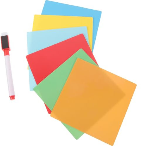 Operitacx Notas Adhesivas Reutilizables Para Pizarra Blanca Pegatinas De Borrado Seco Para Mensajes Etiquetas Adhesivas Para Notas De Oficina Para Escritorio o Escuela