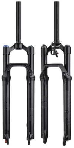 ZHAOQIN Fahrradgabeln 1 STK. Fahrrad-Luftgabel 27,5/29 Zoll MTB-Fahrrad-Luftfedergabel for gerades Rohr, Magnesiumlegierung, Rahmen, Fahrradgabel Fahrrad Gabel(29Taper Remote)