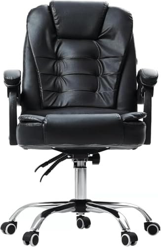 Sessel, Chefsessel, Bürostuhl, Schreibtischstuhl mit hoher Rückenlehne, PU-Leder, Gaming-Stuhl mit Kippfunktion für das Arbeiten im Homeoffice, 360°-Drehsessel,