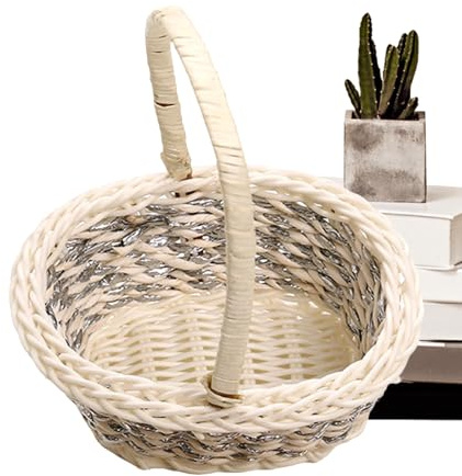 Mini paniers Breated - Chambre en corde de coton - Panier de rangement en corde de coton - Panier de rangement en osier - Panier de lampe miniature - Cordes de coton pour - Panier à lampes