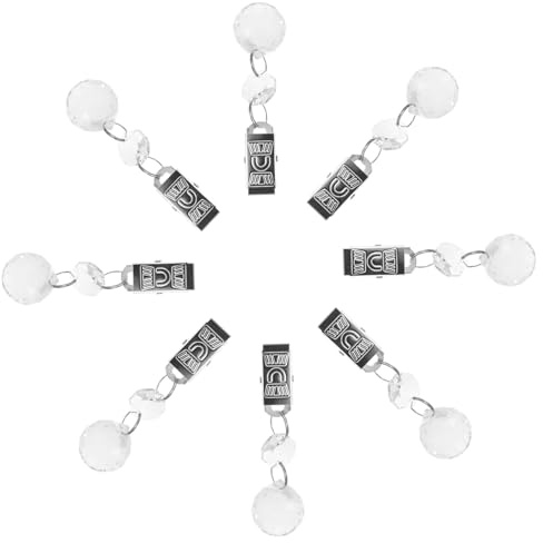 Mikinona 12pezzi Pesi per Tovaglie Forma con Clip Metalliche Pesi Decorativi Resistenti per Tovaglie da Tende e Striscioni