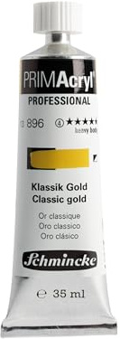 Schmincke PRIMAcryl Professional Klassik Gold 35 ml Tube, 13 896 009