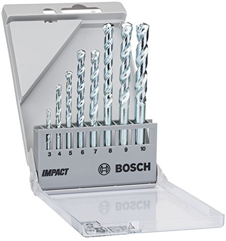 Bosch Zubehör 2607018366 8tlg. Steinbohrer-Set Impact 3; 4; 5; 6; 7; 8; 9; 10 mm