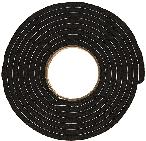 Extra dicke Zugluftstopper aus Gummischaum für Lücken 4-7 mm, 3,5 m, Schwarz