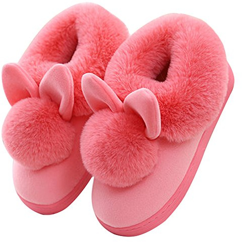 aufheizbare Hausschuhe Körnerpantoffeln Wärmeschuhe Mikrowellenschuhe Supersoft A Rot EU 38 39