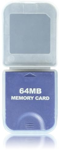WICAREYO Carte Mémoire 64M avec étui de Protection Compatible pour Wii NGC Violet