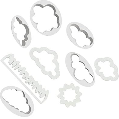 10 StüCk Wolken Ausstecher Fondant Keksausstecher Wolke Ausstechform Kinder Cookies Kuchenschneider Diy Kuchen