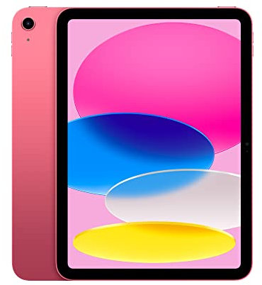 2022 Apple iPad (10.9-inch, Wi-Fi + Cellular, 64GB) - Rosa (Renewed)